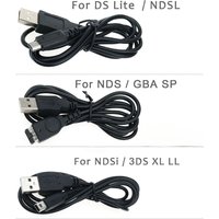 New Game USB Data Charger Charging Power Cable Cord for Nintendo DS Lite DSL NDSL For NDSi 3DS New 3DS XL LL NDS GBA SP