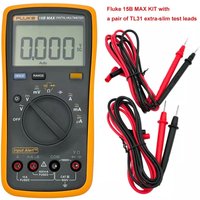 Fluke 15B/17B MAX Digital Multimeter Audible/Visual Alarm CATIII 600V AC/DC
