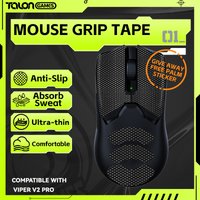 TALONGAMES Mausgriffband für Razer Viper V2 Pro, Viper Ultimate, Viper Mini, Handflächen-Schweißabsorption, rutschfest, einfach anzubringen