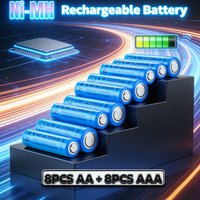High Capacity 2000mAh AA AAA Ni-MH Rechargeable Batteries Quick Charge for Digital Camera RC Toy Flashlight Device