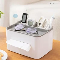 Desktop Remote Control Storage Dustproof Paper Box, Car Mounted Home Living Room Coffee Table, Simple and Creative Multifunction