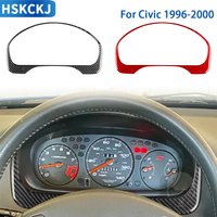 For Honda Civic 1996 1997 1998 1999 2000 Car Accessories Carbon Fiber Speedometer Frame Dash Trim Sticker Interior Modification