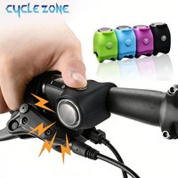 Bicycle Bell Loud Sound Bike Horn Electric Bicycle Horn 6 Sound Mode MTB Road Cycling Handlebar Bells for Cycling Safety Warning
