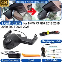 Dash Cam for BMW X7 G07 2018 2019 2020 2021 2022 2023 Front&Rear 4K UHD DVR Dashboard Camera Video Drive Recorder plug and play