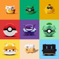 Cover For Baseus Bowie M2S ANC Headphones Case 3D Cartoon Cute Shockproof Case For Baseus M2S Pro Protective Cover With Hook