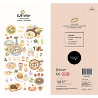 Korean Import Original Suatelier Physical Travel Plane Decorative Stationery Stickers Scrapbooking DIY Diary Album Stick Label