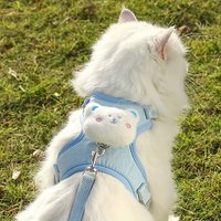 Adjustable Cat Harness Leash for Outdoor Travel Walking Soft and Breathable Pet Harnesses for Cat Kitten Puppy, Pet Supplies