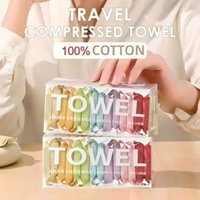 14pcs/box Disposable Washcloth Portable Travel Compressed Towel Thickened Independent Packaging Perfect for Travel Camping