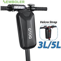 3L 5L Big Capacity Hard Shell Electric Scooter Front Bag Waterproof Bicycle Storage Bag Portable Hanging Bag Bike Accessories