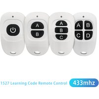 Learn code Wireless remote control 1527 chip for door garage door remote control controller alarm radio frequency 433mhz remote
