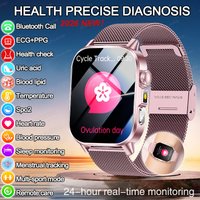 2026 New ECG+PPG Monitoring Smart Watch Blood pressure Blood Lipid Uric Acid Clock Women Menstrual Health Tracker Smartwatches