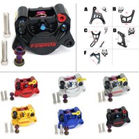 84mm Pitching Brake Caliper Motorcycle Front Rear Adapter Bracket 2 Piston for Pit Bike Pitbike Dirtbike Scooter Street Bike