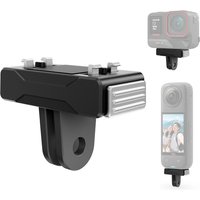 Magnetic Adapter Mount for insta360 X5/Ace Pro/Ace Pro 2 Lightweight Base with Anti-Slip Pad Tool-Free Installation