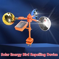 Solar Energy Bird Repelling Device Farm Orchard Bird Scaring Device Wind Reflective Voice Crop Garden Protection Ponds