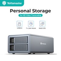 Yotta master 2 Bay Raid externes Festplatten gehäuse für 2,5-Zoll-und 2,5-Zoll-Sata-SSD/HDD-USB 2,5 Raid-Gehäuse Unterstützung 2*16TB