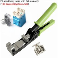 110 AMP Type Network Module Wiring Pliers 5/6 Network Module 8 Position Jack Network Module Punch Down Tool 180 Degree