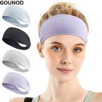 1PC/4PC/6PC GOUNOD Sports Headband Sweat-absorbing and Anti Sweating Band Running Fitness Headband Headband Hoop Yoga
