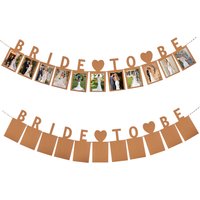 1set Bride to be Photo banner Garland flags for Bachelorette Party Hen Party Bridal Shower Engagement Party Wedding Shower