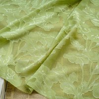 Summer Breathable Jacquard Chiffon Fabric for Clothing Dress and Shirt Sewing By The Meter