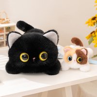 1Pc 20/40cm Kawaii Cat Peluche toy Lovely Big Eyes Kitten Dolls Stuffed Siamese Cat Ragdoll Cat Pillow Adorable Birthday Gifts
