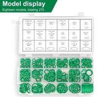 270/540 Pcs Car Air Conditioning O Ring Kit, Seal Rubber O-Rings Assortment O-Ring Assortment Set for Car Repair, Plumbing