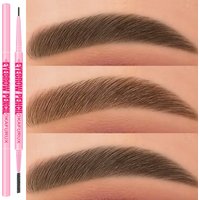 1pcs 6 Colors Ultra-fine Double headed Rotable Eyebrow Pencil Eye Korean Makeup Waterproof Eyebrow Pencil Cosmetic with Brush