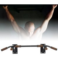 Chin Up Bar Wall Mount Pull Up Bar Chin Up Body Bulding Exercise Fitness Gym Home with 6 Foam Handles Wall Mount Pull Up Bar