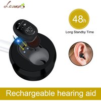CIC Hearing Aid Rechargeable High Power Sound Amplifier Digital Hearing Aids Invisible Waterproof Earphone For Deafness audifono