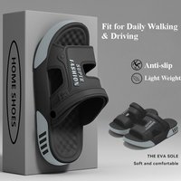 Men Leisure Slippers Summer EVA Soft-soled Platform Slides Male Indoor Outdoor Daily Walking Beach Shoes Mens Street Sandals
