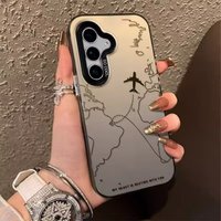 Soft Border Defense Falls Phone Case For Samsung Galaxy S26 S25 S24 S23 S22 S21 S20 Note 20 Uitra Plus FE 2022 5G Frosted Cover