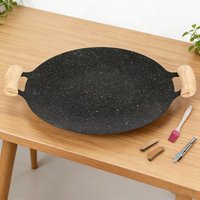 Korean Maifan Stone BBQ Grill Pan For Outdoor Barbecue and Camping NonStick Multiple Size 28 to 38cm