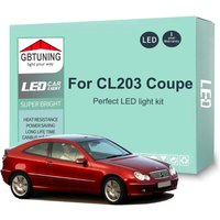 16Pcs Car Accessories For Mercedes Benz C Class CL203 Coupe 2001-2008 Canbus Dome Trunk License Plate LED Interior Light Bulb