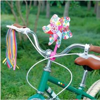 AliExpress 1Pc Kids Bike Windmill - Cartoon Short Pole Decor for Tricycle & Scooter Handlebars