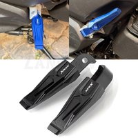 Rear Foot Pegs Rests For Yamaha XMAX 125 250 300 400 X MAX 300 X-MAX 125 xmax300 XMAX 400 CNC Passenger Foot Peg Footrest Pedal
