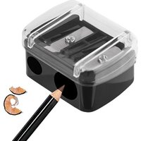 1 Pc Women Ladies Double Holes Sharpener Pencil Sharpeners For Cosmetic Brushes Eyeliner Pencil Makeup Pencils Wholesale