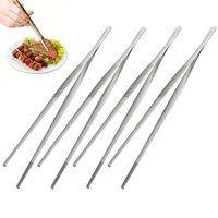 1/2/3/4pcs Home Barbecue Food Clip Stainless Steel Barbecue Clip Steak Dish Clip Buffet Barbecue Clip Steak Clip BBQ Tools
