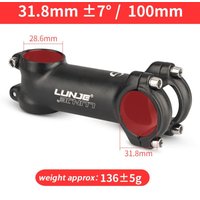 AliExpress Ultralight Ultralight Aluminum Bicycle Stem 25.4mm/31.8mm 50-100mm Bicycle Stem Mountain Bike Aluminum Alloy Bike Handlebar Stem