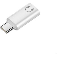 U2JE Lightnings To USB C Audios Adapter Compatible for Phone16/15 Earphone Converters Type C Male to Lighting Female