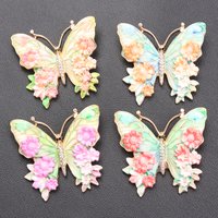 Women Enamel Butterfly Brooches Fashion Animals Pins Jewelry