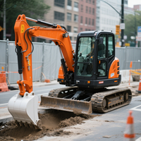 Custom 3.5 Ton Hydraulic Mini Excavator for Orchard Land Preparation CE Euro 5 Crawler Digger System