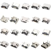 10PCS Micro USB 2P 5P Jack Charging Port Plug Dock Charger DIP SMD For Phone Tabletels Speakers etc Port Socket Power Connector