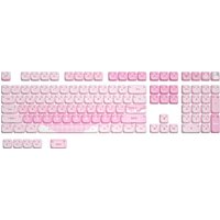 YUNZII Cat Keycap Set, MAO Profile Side-print PBT/PC Translucent Keycaps, 113 Keys for Mechanical Keyboard with Cherry MX Switch