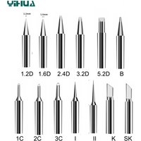 YIHUA 902 Series Soldering Iron Tip High Thermal Conductivity Long Lifespan with 995D+-I 938BD+-I 853AAA+-I Professional Repairs