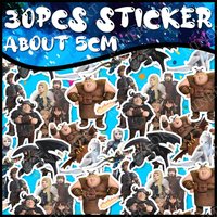 How to Train Your Dragon Themed Anime Stickers Hunt Wind Rider Pack Movie Cartoon Children's Collected Graffiti DIY Decals Gift