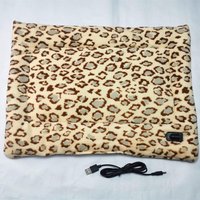 Washable Pet Heating Pad Electric Blanket Heated Mat Warmer Adjustable Temperature Plush Thermal Soft for Cat Dogs Bunny