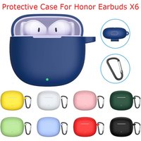 Silicone Case For Honor Earbuds X6 True Wireless Bluetooth Earphone Protective Sleeve Cover For Honor Earbuds X6 Accessories