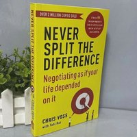 Never Split the Difference: Negotiation Techniques for Adults by Chris Voss Emotional Intelligence Book in English