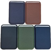 Techwoven For iPhone 17 16 15 Pro Max Samsung S26 Ultra Magsafe Card Holder Wallet Leather Magnetic Card Slots Case Accessories