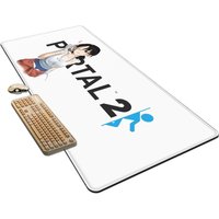 portal 2 mouse pad High-end Computer mat 70x40cm gaming mousepad large cute padmouse keyboard games pc gamer desk
