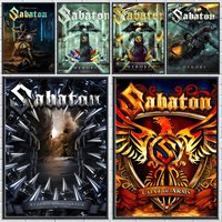 Metal Band S-Sabaton Poster Home Living Bed Room Bar Hallway Sticky Wall Printing Waterproof Aesthetic Decor